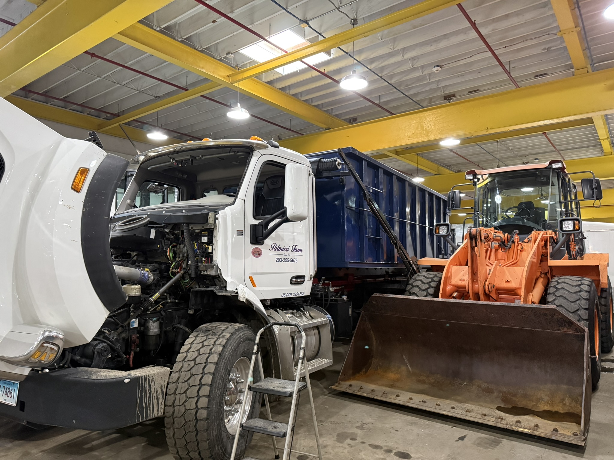 Commercial truck glass work