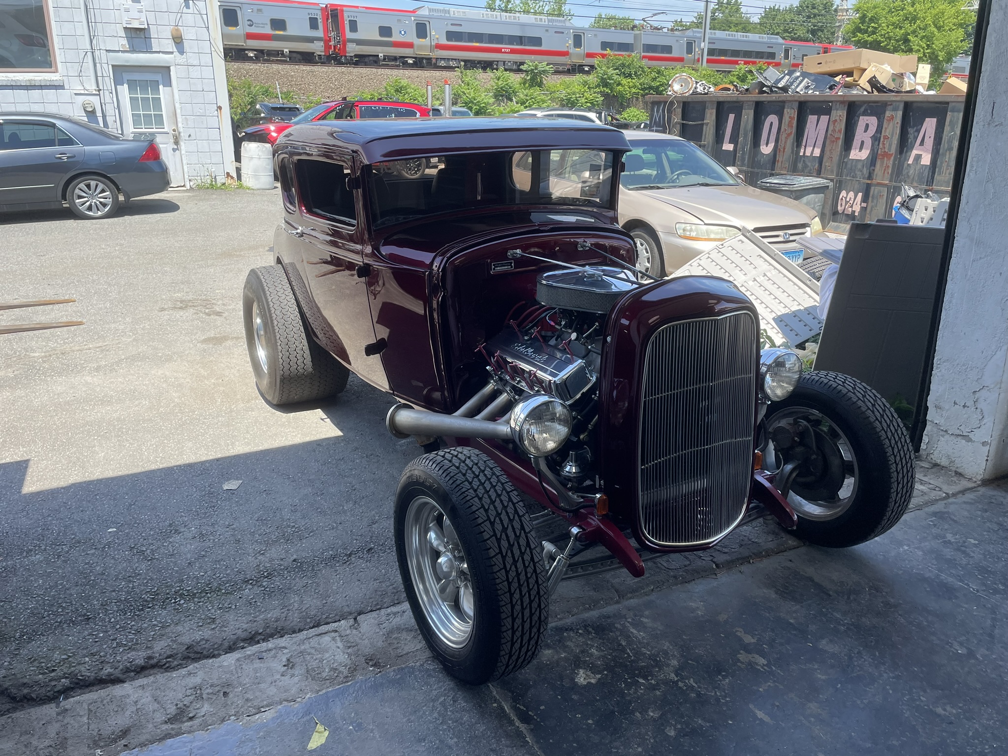 Classic hot rod custom glass